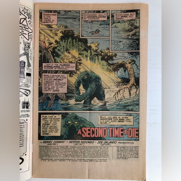 Vintage 1975 Swamp Thing No. 19 Super-Star Comic Book - Picture 2 of 4